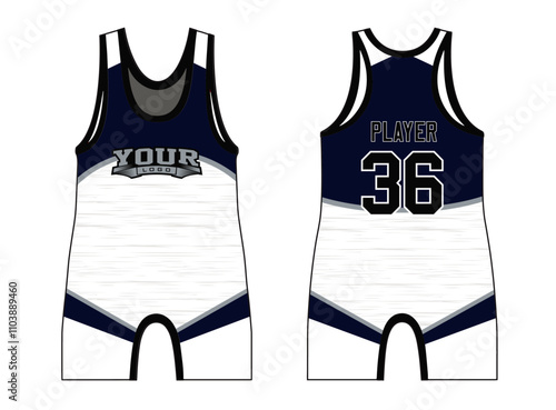 Wrestling singlets are designed with an elegant edgy and wild look. The design template is a perfect fit for all sportswear, casual wear, shirts, fashion apparel, and all kinds of othe fashion apparel