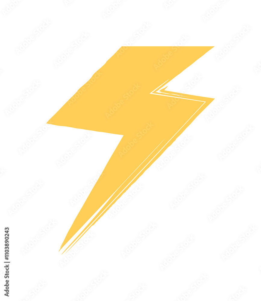 thunderbolt geometric shape thunderbolt geometric shape