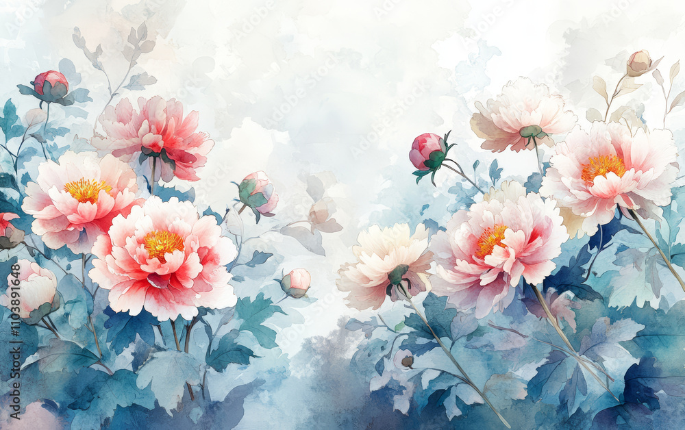 Retro style floral texture art background
Retro style floral texture art background