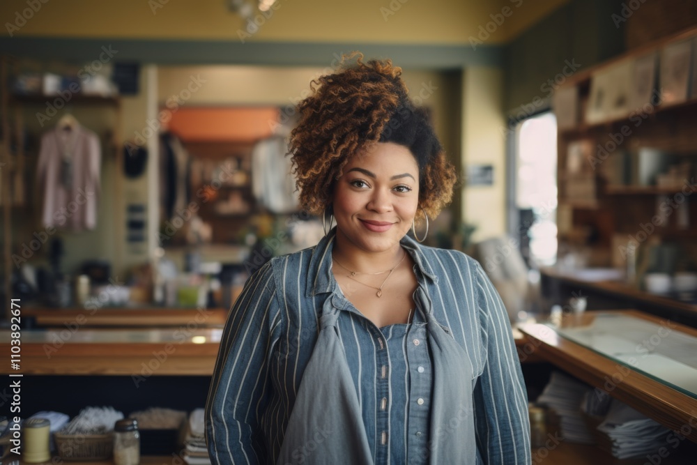 Portrait of a body positive small business owner woman Portrait of a body positive small business owner woman