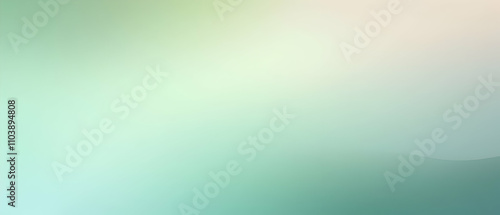 Blurred gradient Light Green and Light Blue and Champagne background