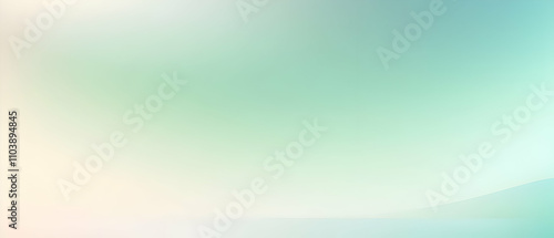 Blurred gradient Light Green and Light Blue and Champagne background