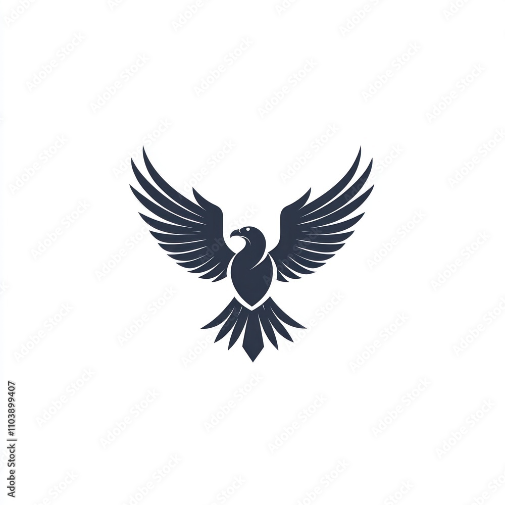 Majestic eagle with wings spread wide, symbolic of freedom and power. Majestic eagle with wings spread wide, symbolic of freedom and power.