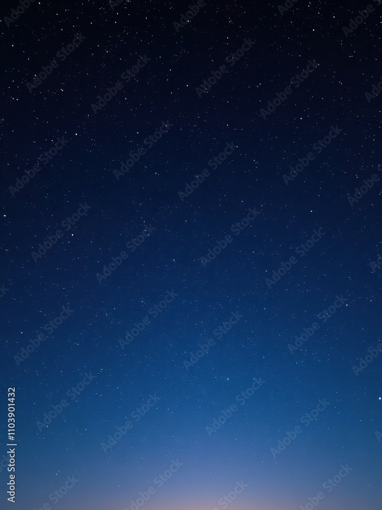 Starry night sky with countless tiny lights scattered across the horizon, cosmos, twinkling Starry night sky with countless tiny lights scattered across the horizon, cosmos, twinkling