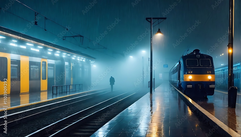 Fototapeta premium train in the station