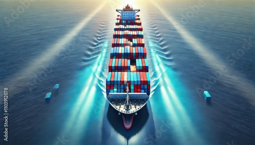 The business ship of the future World-class logistics with generation AI technology