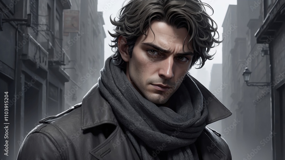 Dark Detective in Mysterious Urban Settings Dark Detective in Mysterious Urban Settings