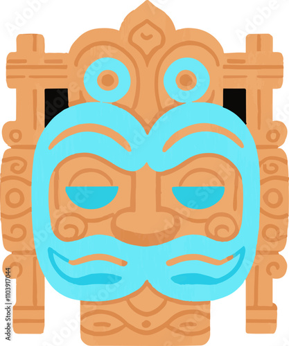 Tiki Nature Lounge Totem Wood