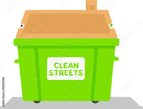 Cleanup Garbage Waste Convenience Bin