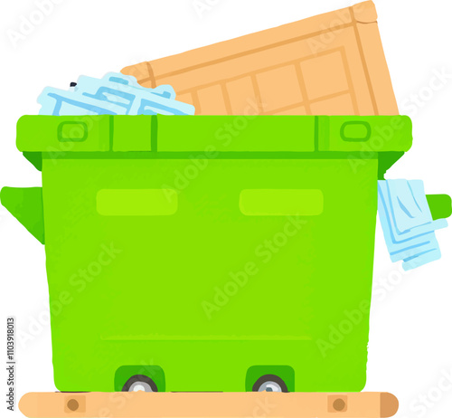 Resource Garbage Waste Decay Bin