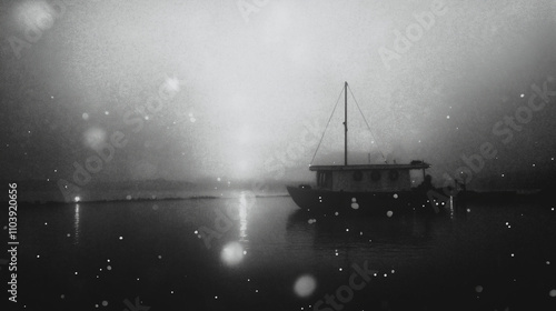 Aventura Náutica: Veleiro Navegando no Oceano Sob o Céu de Verão