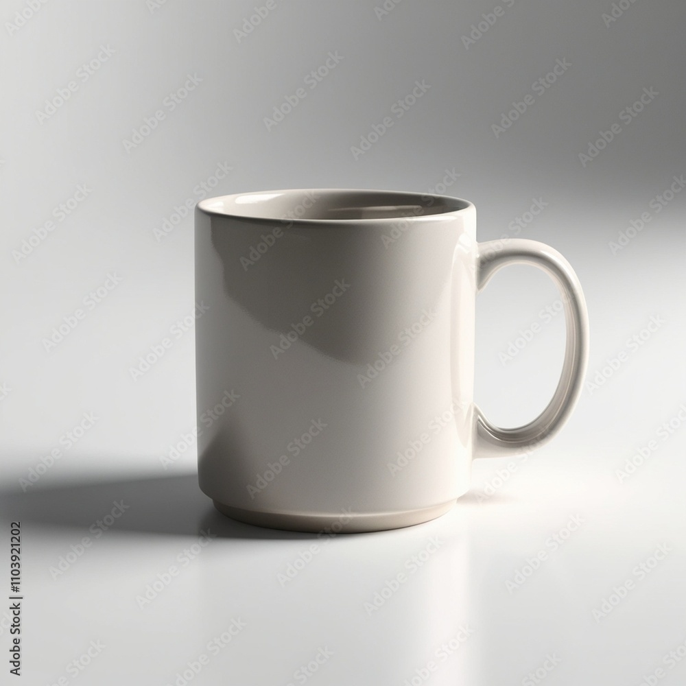 Obraz premium Cup with white background 