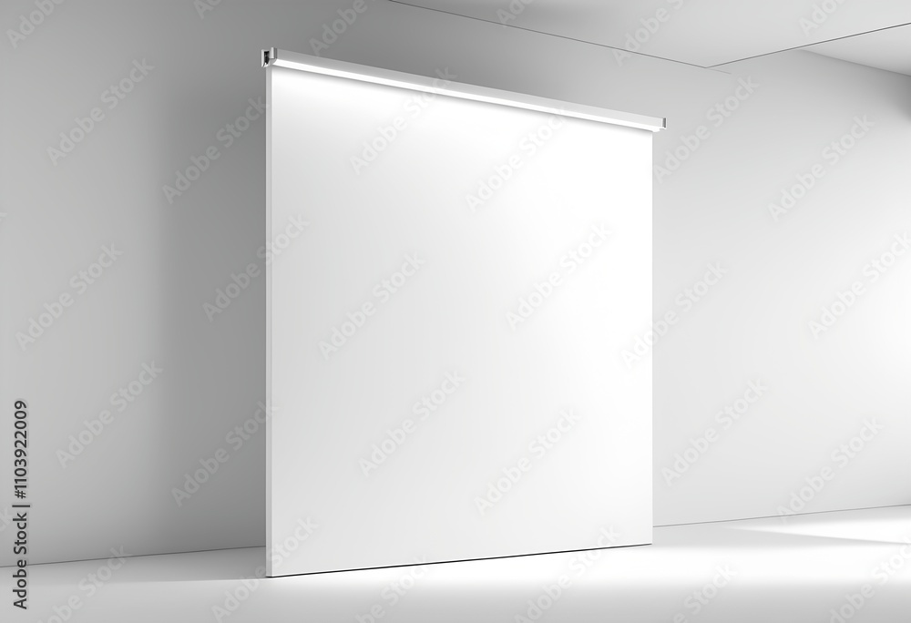Mockup: a large empty whiteboard serves as a minimalist background for your presentation or project Mockup: a large empty whiteboard serves as a minimalist background for your presentation or project
