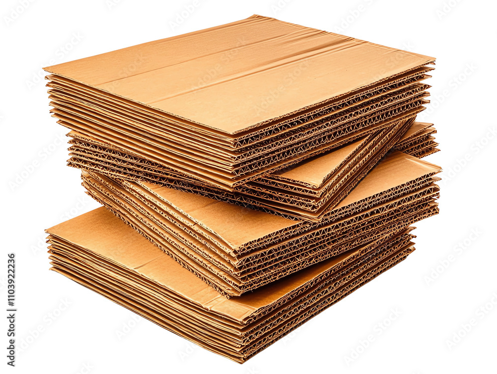 Stack of cardboard boxes, white isolate background Stack of cardboard boxes, white isolate background