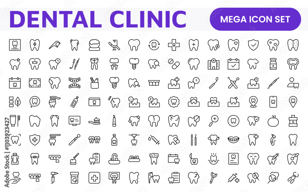 Dental Icon Set. A comprehensive collection of vibrant and professional icons for dental practices, perfect for patient communication to promote oral health awareness. Dental Icon Set. A comprehensive collection of vibrant and professional icons for dental practices, perfect for patient communication to promote oral health awareness.