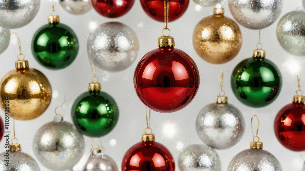 Christmas balls background Christmas balls background