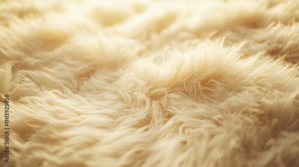 sheepskin texture, fluffy and thick with natural white and cream tones, bright lighting sheepskin texture, fluffy and thick with natural white and cream tones, bright lighting