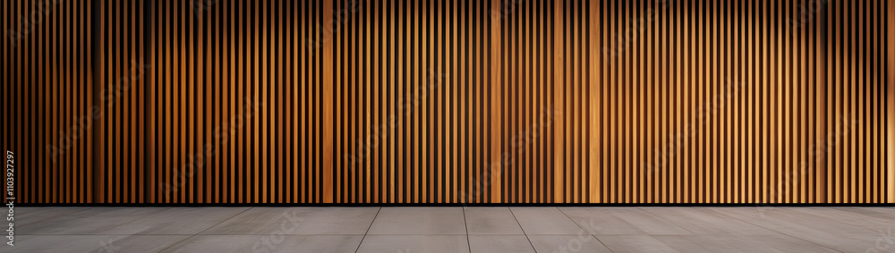 Wood background banner panorama long - Brown wooden acoustic panels wall texture , seamless pattern.. Wood background banner panorama long - Brown wooden acoustic panels wall texture , seamless pattern..