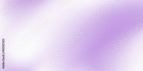 A smooth purple and white gradient texture grainy with soft backgrounds, ideal for minimalist designs, modern wallpapers, banner.