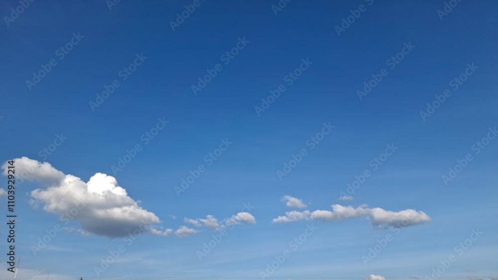 Serenity of Blue Horizons Tranquil Blue with Wispy Clouds Serenity of Blue Horizons Tranquil Blue with Wispy Clouds