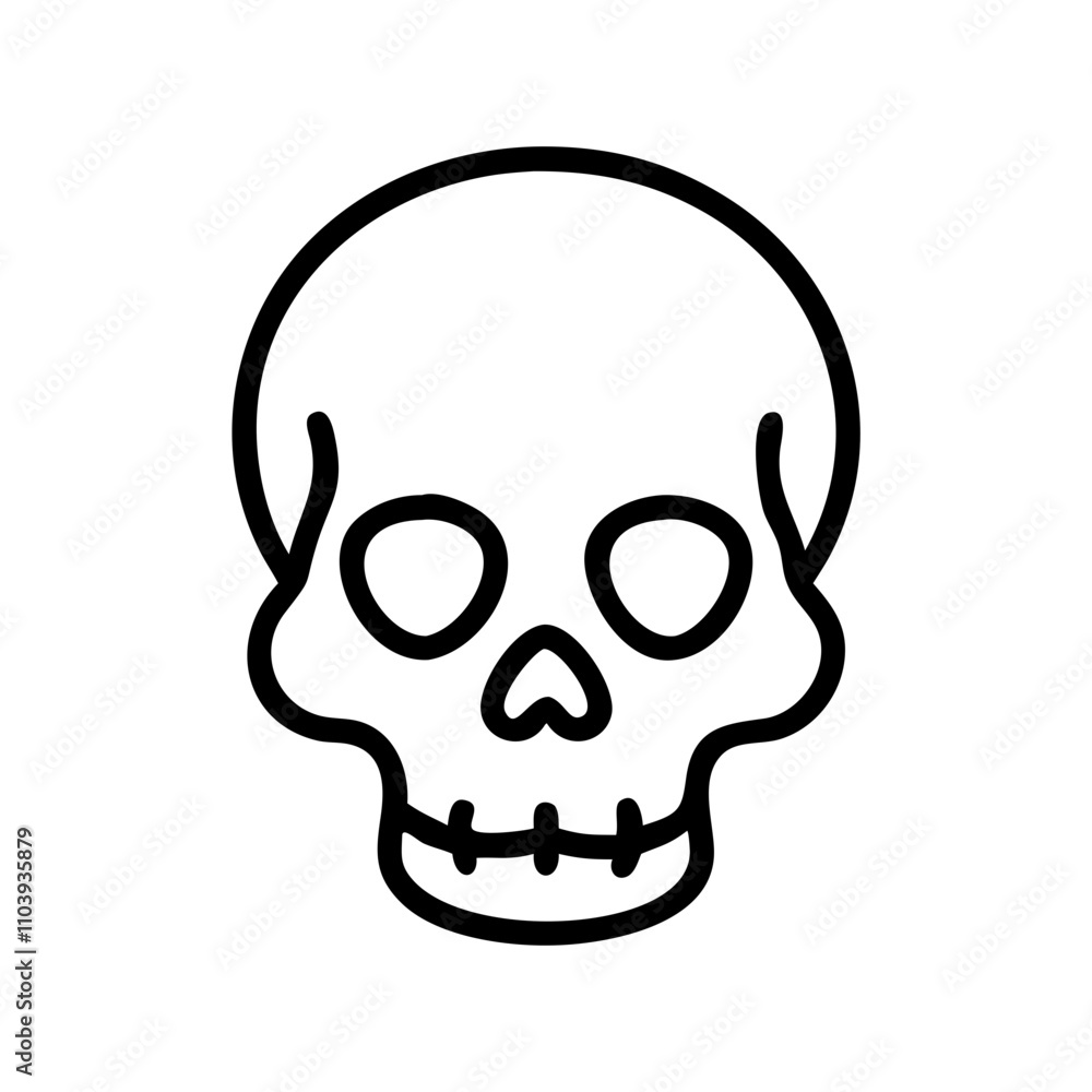 Good icon of a detailed skull design
Good icon of a detailed skull design