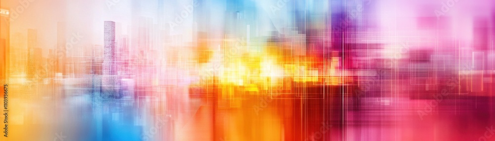 Abstract digital background with complex geometry and vibrant gradients highlights themes of tech, ai, and data, creating high-tech visuals that embody modern technology and connectivity Abstract digital background with complex geometry and vibrant gradients highlights themes of tech, ai, and data, creating high-tech visuals that embody modern technology and connectivity