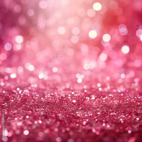 A vibrant sparkling pink glitter background, for holiday, party, or special event designs.