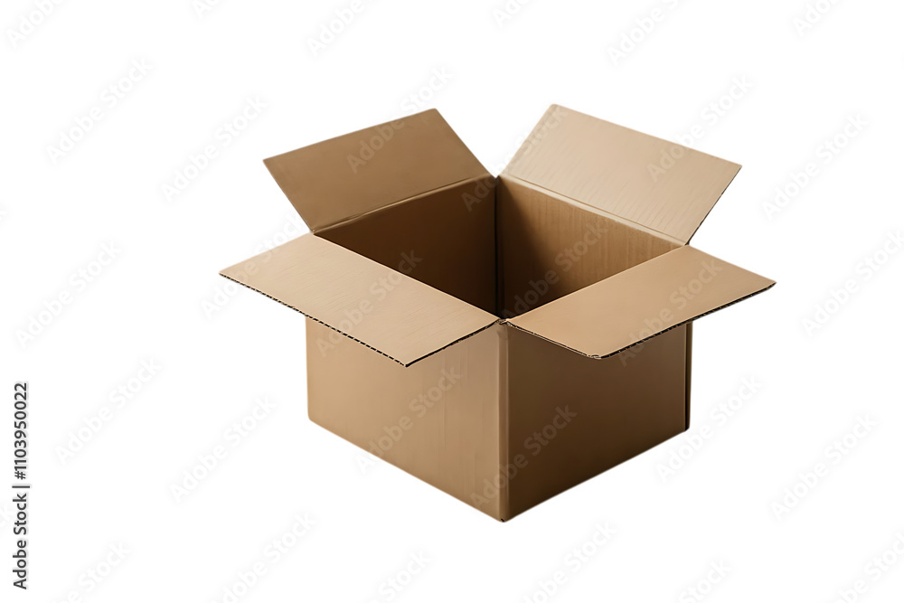 Open Brown Corrugated Cardboard Box for Shipping, Packaging, and Storage – High-Quality Empty Box Design for E-Commerce, Moving Supplies, and Warehouse Use Open Brown Corrugated Cardboard Box for Shipping, Packaging, and Storage – High-Quality Empty Box Design for E-Commerce, Moving Supplies, and Warehouse Use