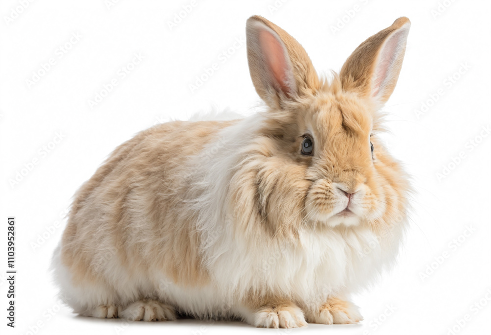 Obraz premium cute rabbit with a natural background