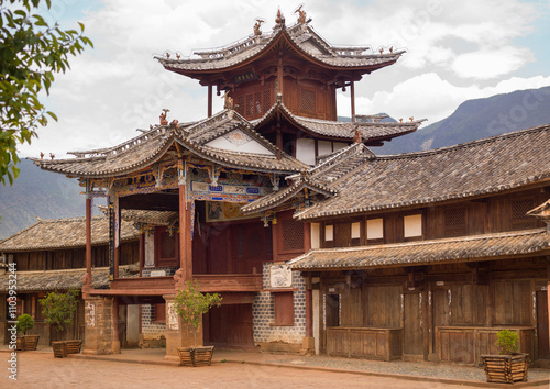 Sideng Theatre, Shaxi Old Town, Yunnan Province, China photo