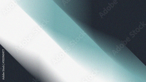 Abstract gradient composition with diagonal shades of teal, white, and dark gray, creating a soft, textured effect. photo