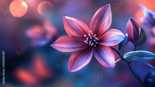 Gorgeous  flowers wallpaper collection for a soft and calming atmosphere