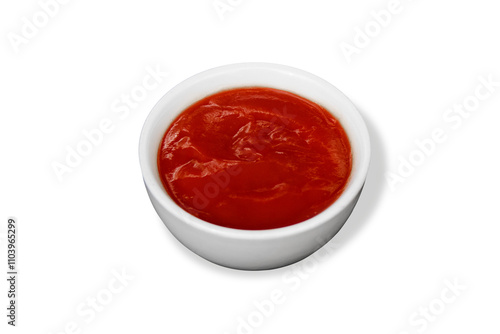 Wallpaper Mural Fresh Ketchup Isolated PNG with Transparent Background in a Bowl Torontodigital.ca