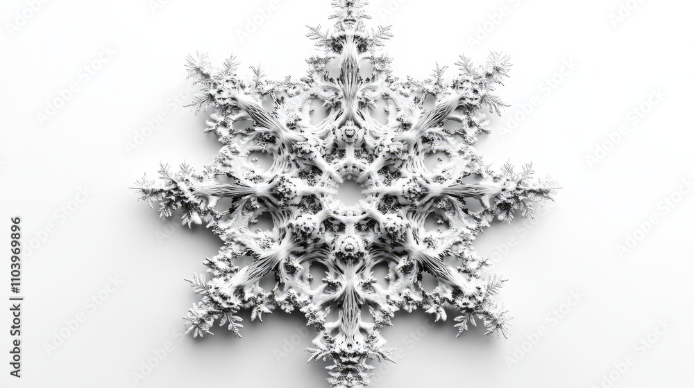 silver snowflakes christmas decoration isolated on white silver snowflakes christmas decoration isolated on white
