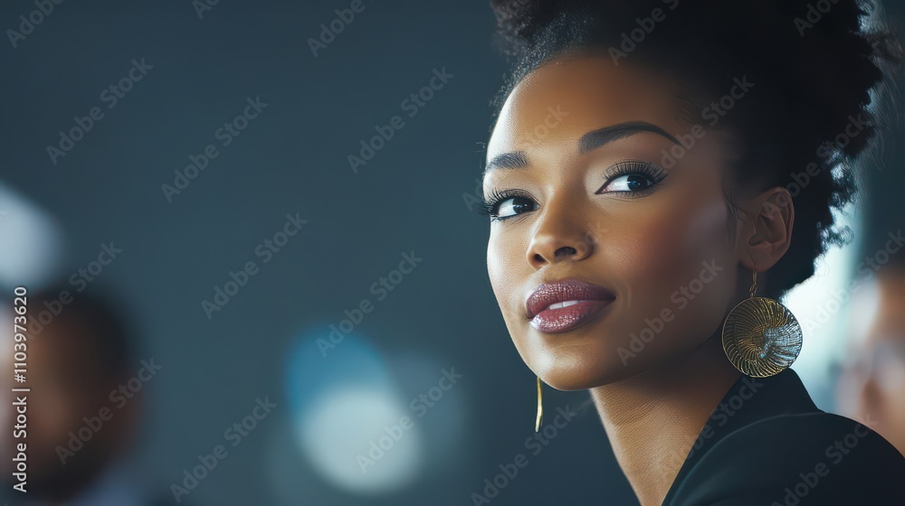 Captivating Portrait of a Thoughtful Woman Captivating Portrait of a Thoughtful Woman