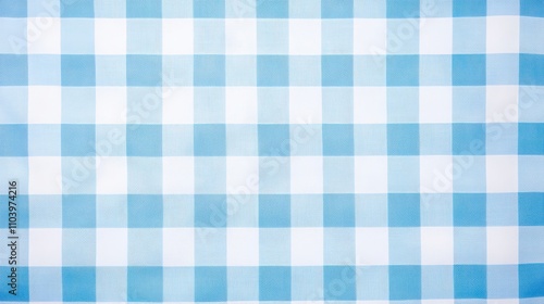 Blue and White Checkered Pattern Background 