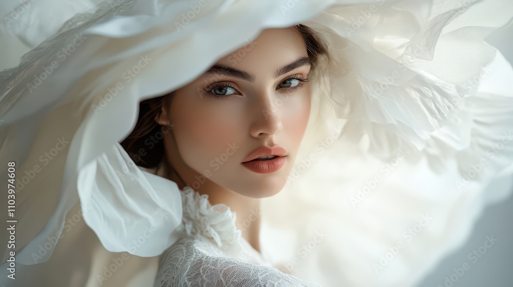 Ethereal Beauty in Soft Drapery Ethereal Beauty in Soft Drapery