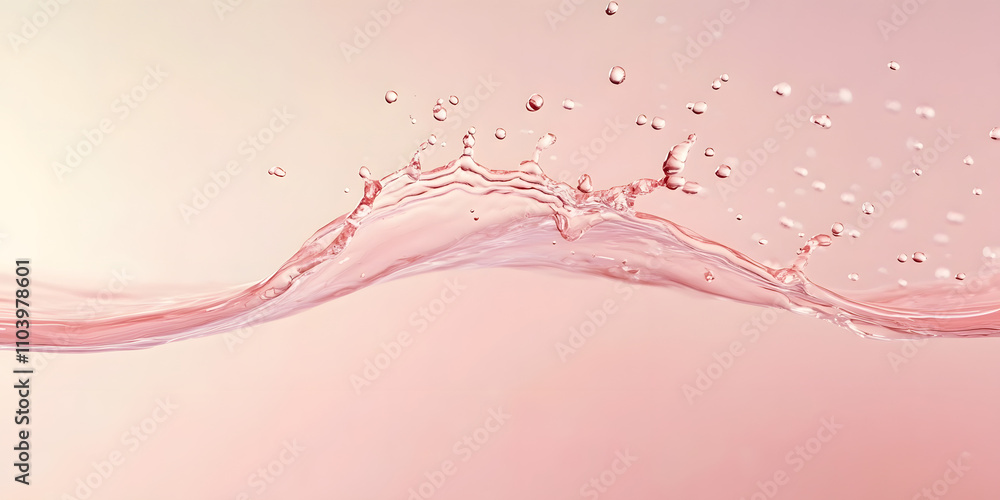 Splash of Pink Liquid Art, Abstract Water Wave Photography, Calm Aesthetic Liquid Motion, Pink Hues in Fluid Motion Splash of Pink Liquid Art, Abstract Water Wave Photography, Calm Aesthetic Liquid Motion, Pink Hues in Fluid Motion