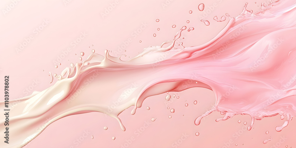 Pink and White Abstract Fluid Art, Fluid Motion Art, Modern Fluid Artwork, Contemporary Fluid Painting, Fluid Color Splash Art Pink and White Abstract Fluid Art, Fluid Motion Art, Modern Fluid Artwork, Contemporary Fluid Painting, Fluid Color Splash Art