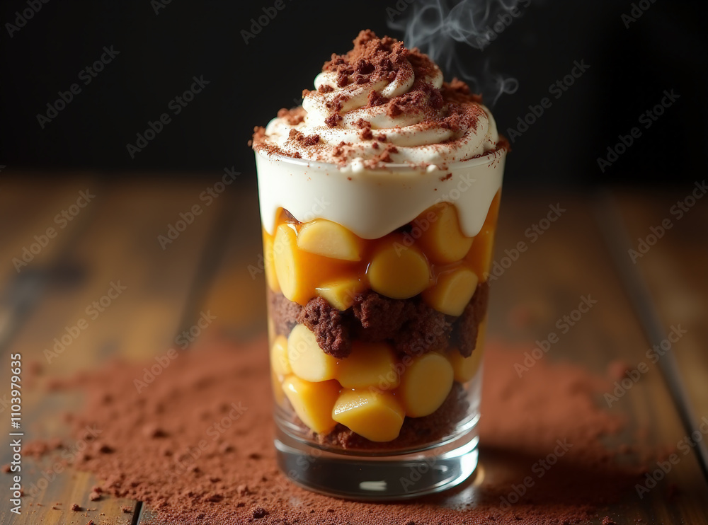 Banoffee Kirsch Trifle, Fusion menu ideas, desserts foods fusion Banoffee Kirsch Trifle, Fusion menu ideas, desserts foods fusion