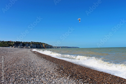 Haute Normandie, ville de Dieppe la plage