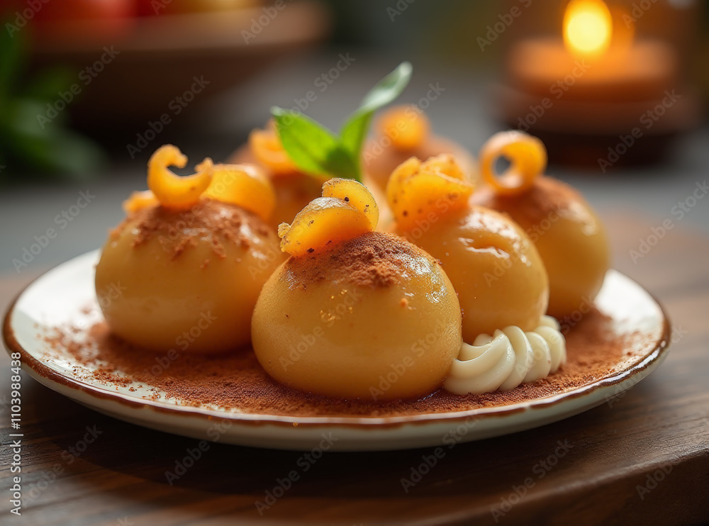 Mochi Tatinmisu, desserts foods fusion Mochi Tatinmisu, desserts foods fusion