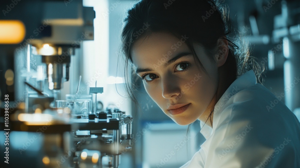 Scientist in a lab, focused on research and experimentation. Scientist in a lab, focused on research and experimentation.