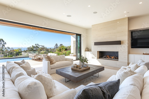 A sophisticated coastal home blending indoor-outdoor living.