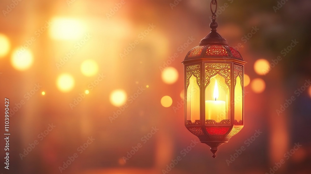 custom made wallpaper toronto digitalMuslim Holy Month Ramadan Kareem - Hias Arab Lantern Dengan Burning Candle Glowing At Evening