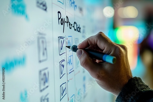 PPC Strategy Planning on Interactive Whiteboard