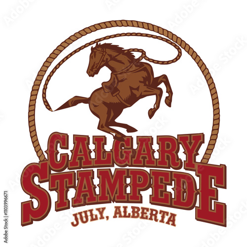  Calgary Stampede Rodeo Logo