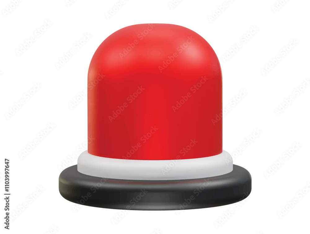 Police Flasher siren car top light icon vector. Warning light icon illustration. Police Flasher siren car top light icon vector. Warning light icon illustration.