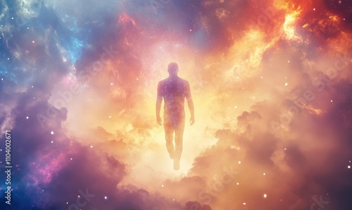 Wallpaper Mural Cosmic Journey Through Colorful Clouds of Space Torontodigital.ca