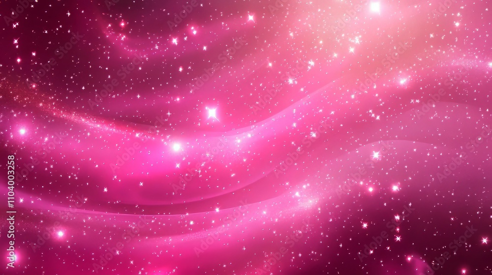 Pink Starry Space Background Pink Starry Space Background